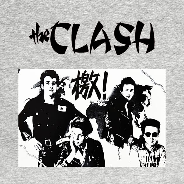 Vintage The Clash by Luke Jay Art